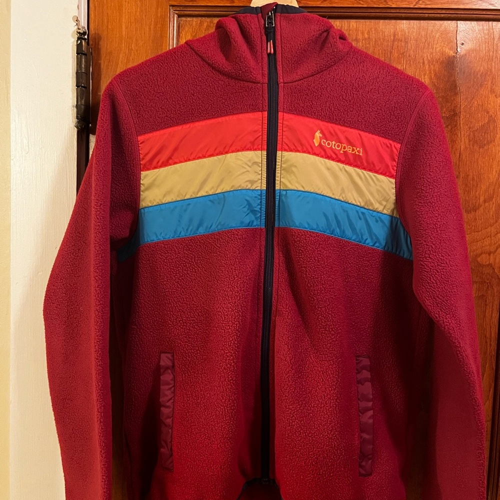 Cotopaxi Teca full zip hooded fleece sz M